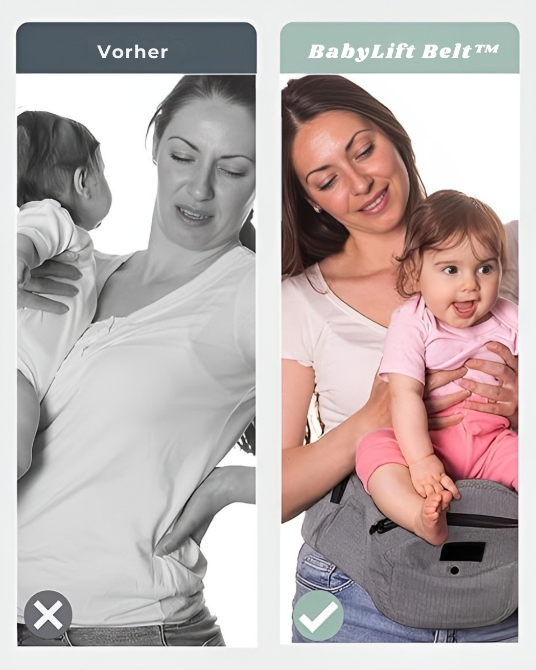 BabyLift Belt™ - Der Hüftgürtel für Komfort und Nähe