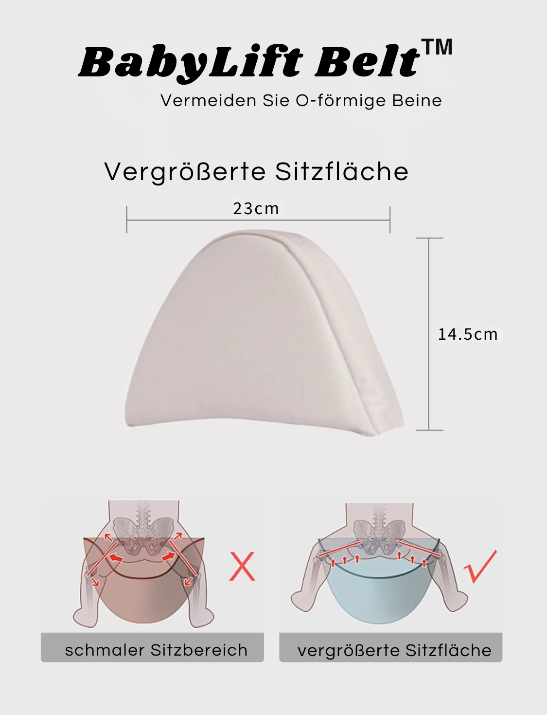 BabyLift Belt™ - Der Hüftgürtel für Komfort und Nähe