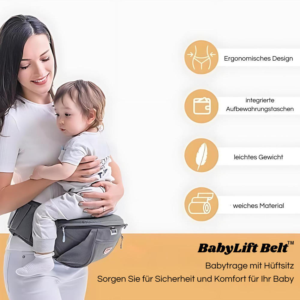 BabyLift Belt™ - Der Hüftgürtel für Komfort und Nähe