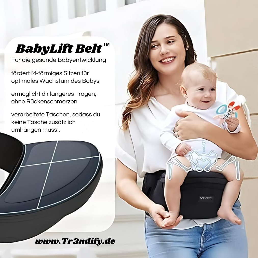 BabyLift Belt™ - Der Hüftgürtel für Komfort und Nähe